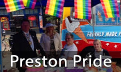 Preston Pride Flags